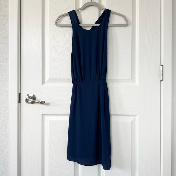 Elizabeth and James Acacia Mini Backless Dress in Royal Blue - Picture 9 of 10